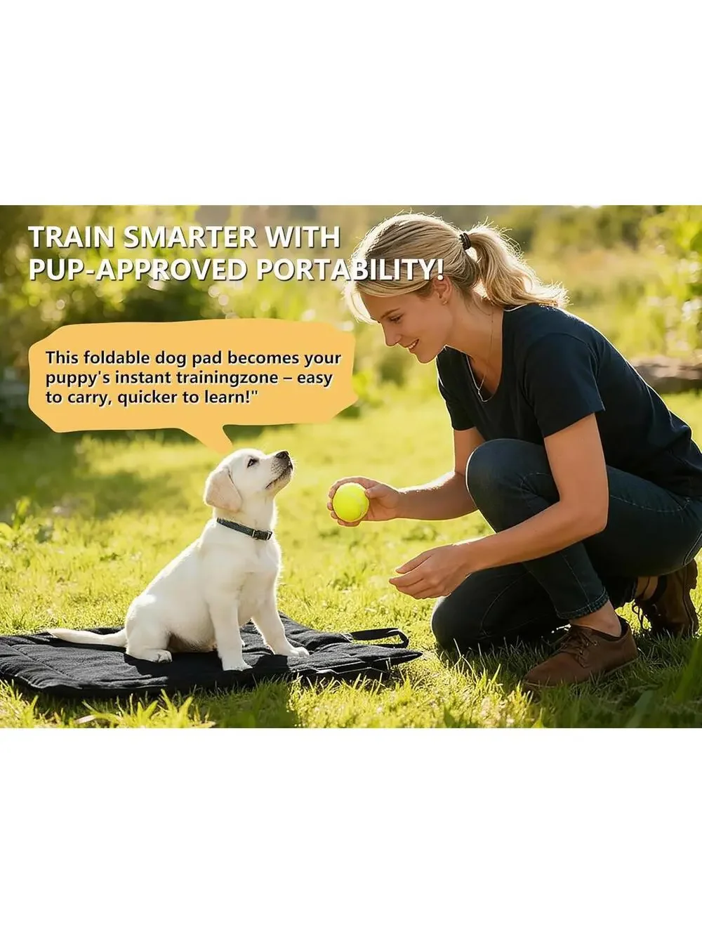 Portable Dog Mat Waterproof Outdoor Pet Mat for Camping Sleeping TOPYANGS